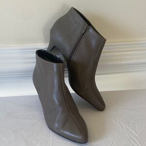 Alfani Women's Taupe Pointed-Toe Ankle Booties